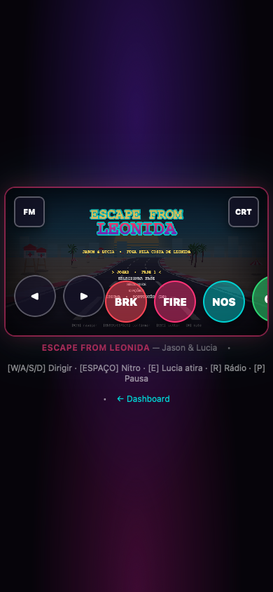 Escape From Leonida — HUD Retrô